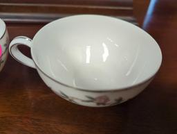 Lot of 3 Hira Finale China Sylvia 4189 Flat Cups, What you see in photos is what you will receive