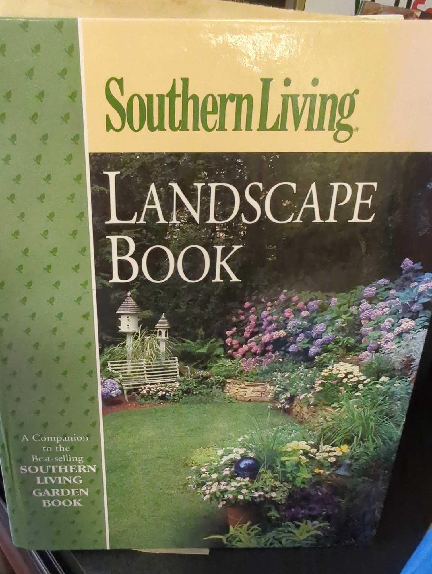 Box Lot of Assorted Books To Include, Southern Living Landscape Book, World Cup 1998, Sports