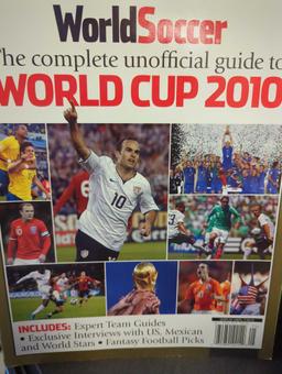 Box Lot of Assorted Books To Include, Southern Living Landscape Book, World Cup 1998, Sports