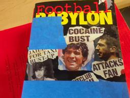 Lot of Assorted Books To Include Football Babylon, The Story of Football, Giggsy The Biography of