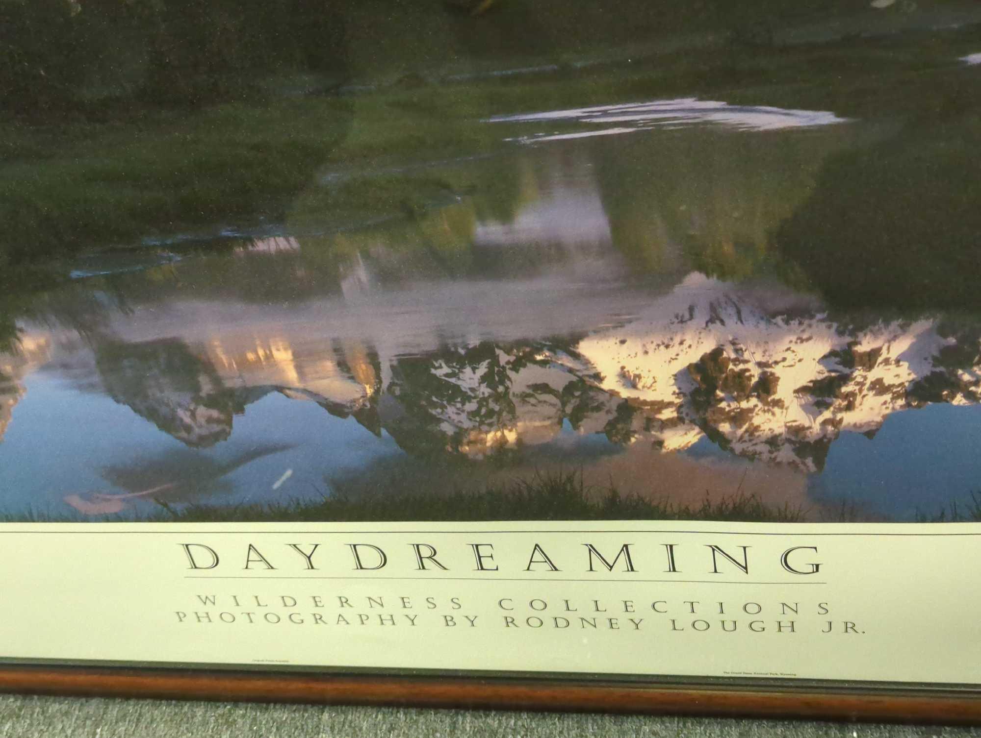Wall Hanging Framed Print of a Quote "Daydreaming" Wilderness Collection Photo By Rodney Lough JR.,