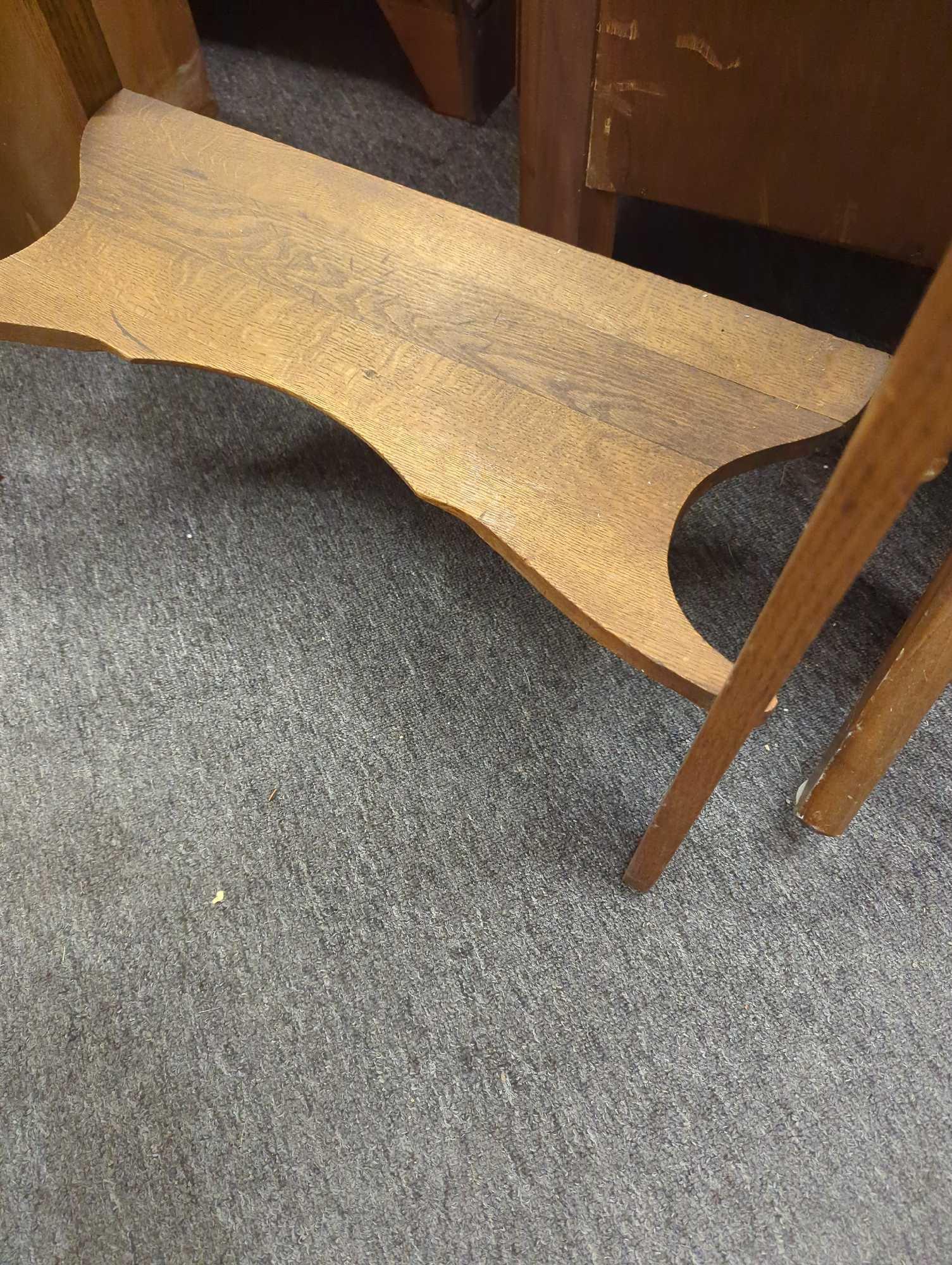 Desk Secretary Antique Drawer Shelf Colonial Book, Show Some Signs Of Aging Has Some Minor Scratches