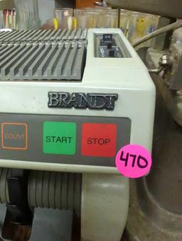 Brandt DeLaRue Bill Counter Model 862-2 Currency Money Cash Counter, Has Dust Cover Retail Price