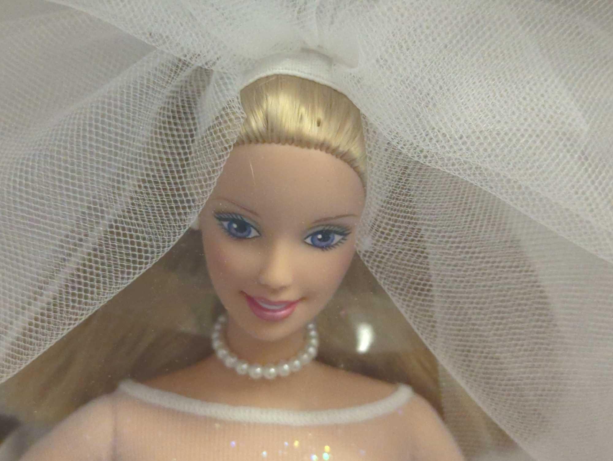 1999 Mattel Blushing Bride Barbie, New in Box, Retail Price $50, Box Measures - 14" x 8" x 2.5",