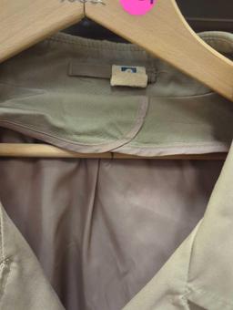 Khaki Long Trench Coat, Unknown Name and Size No Tags, What you see in photos is what you will