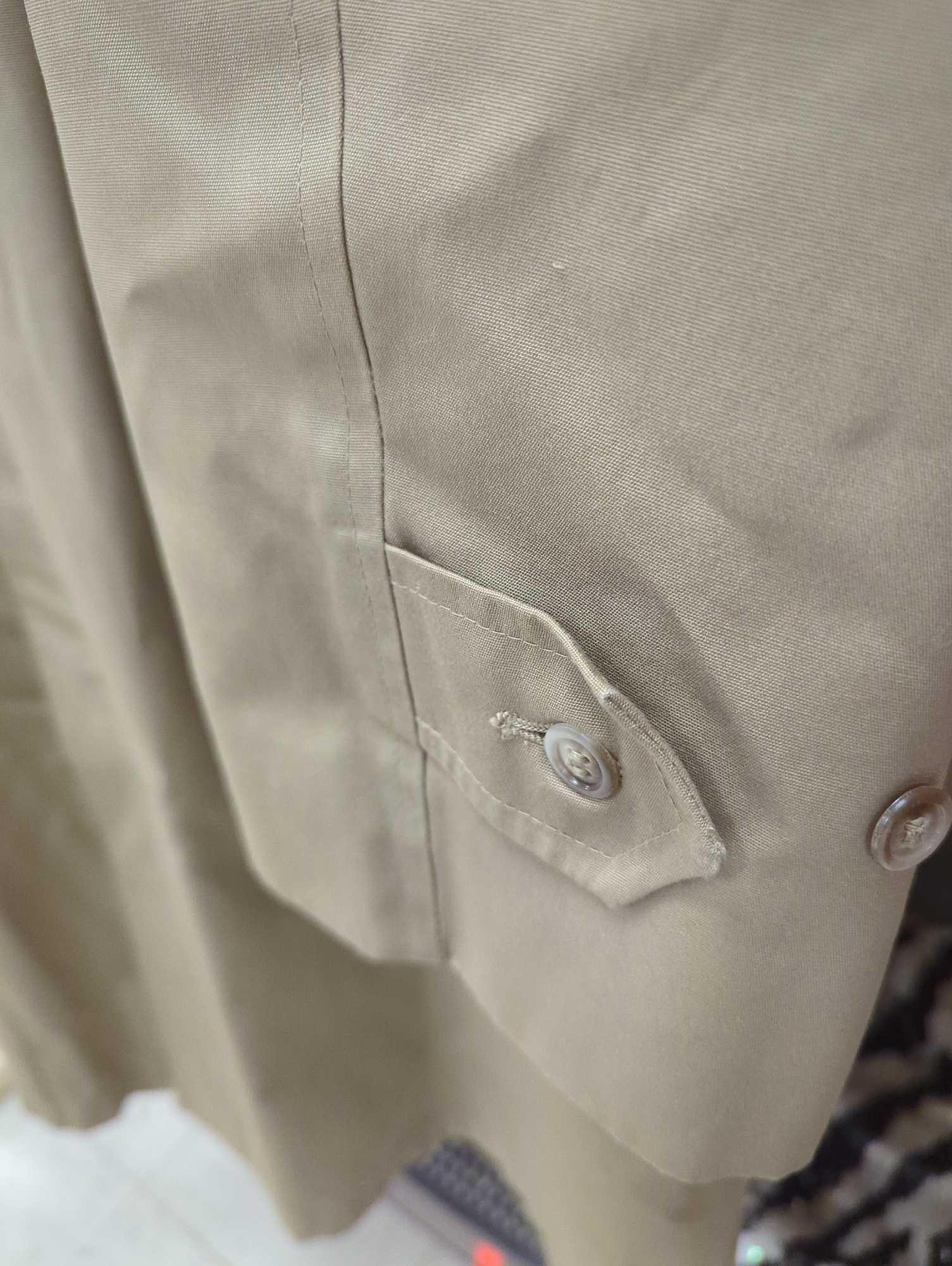 Khaki Long Trench Coat, Unknown Name and Size No Tags, What you see in photos is what you will