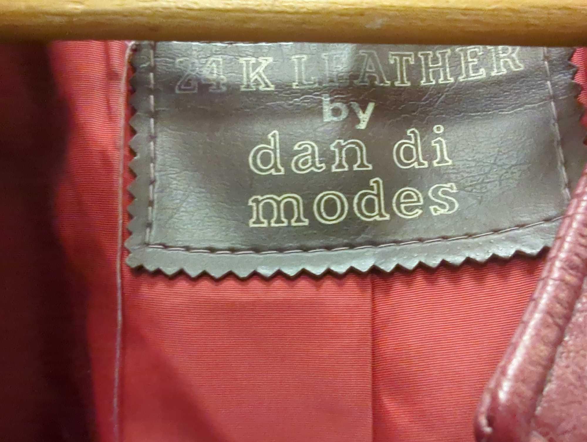 Red Leather Trench Coat Leather by Dan di Modes, Women's Size 16, Retail Price Value $85, What you