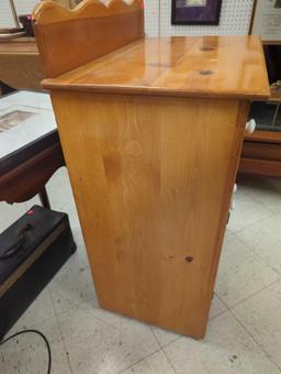 Old Style Knotty Pine Wash Basin with 2 Drawers and 2 Doors, Approximate Dimensions - 40" H x 27" W