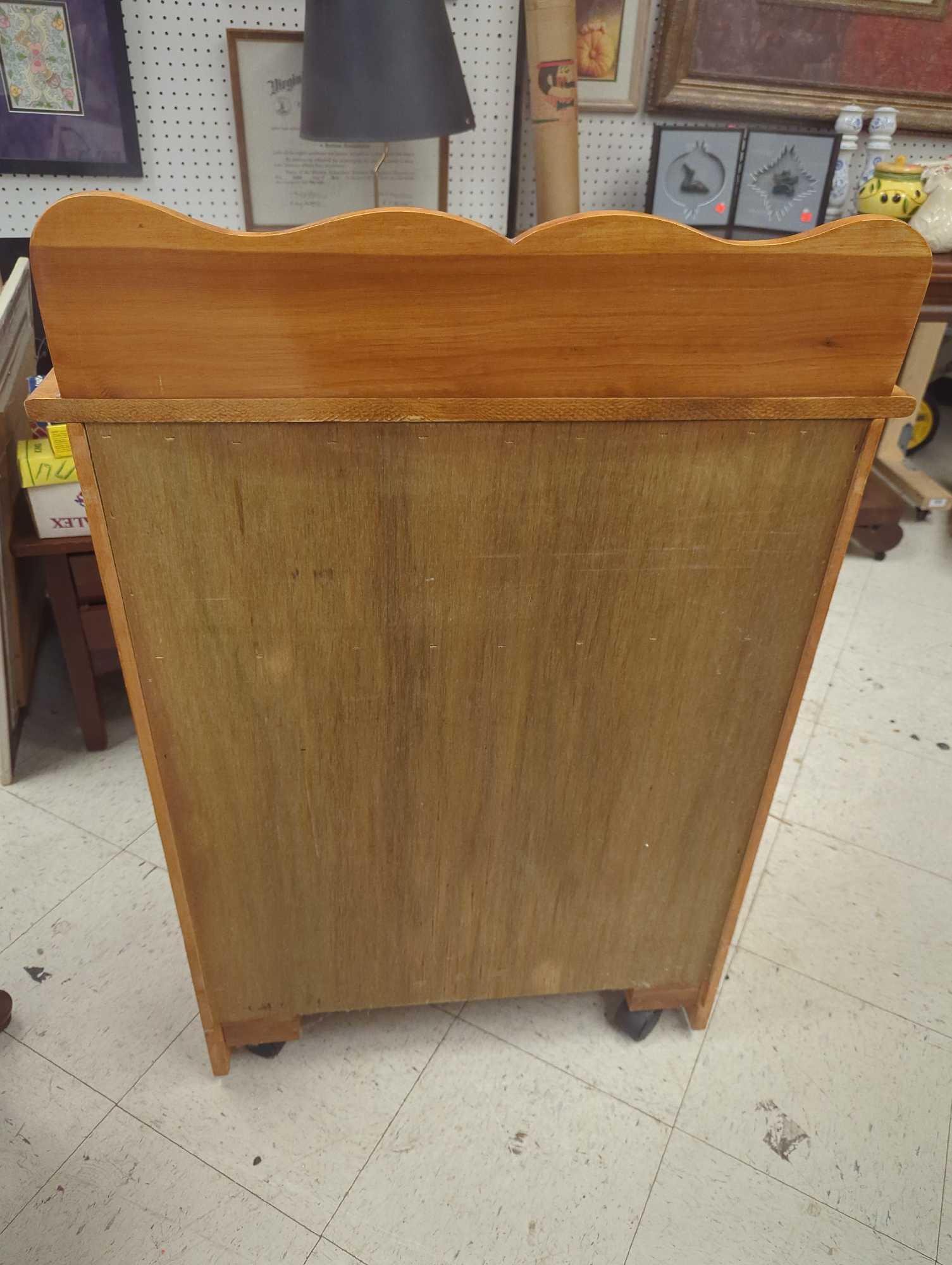 Old Style Knotty Pine Wash Basin with 2 Drawers and 2 Doors, Approximate Dimensions - 40" H x 27" W