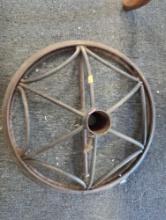 Metal Umbrella Stand, Approximate Dimensions - 18" Diameter x 8" Height, Appears to have Some Rust,
