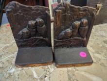 Set of Weidlich brothers bronze owl bookends. Comes as it's shown in photos. Appears to be used. 4"W