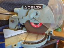 Delta 10 Inch 36-220 Type II Compound Miter Saw, Is Missing Saw Dust Bag, Shows Signs Of Aging, What