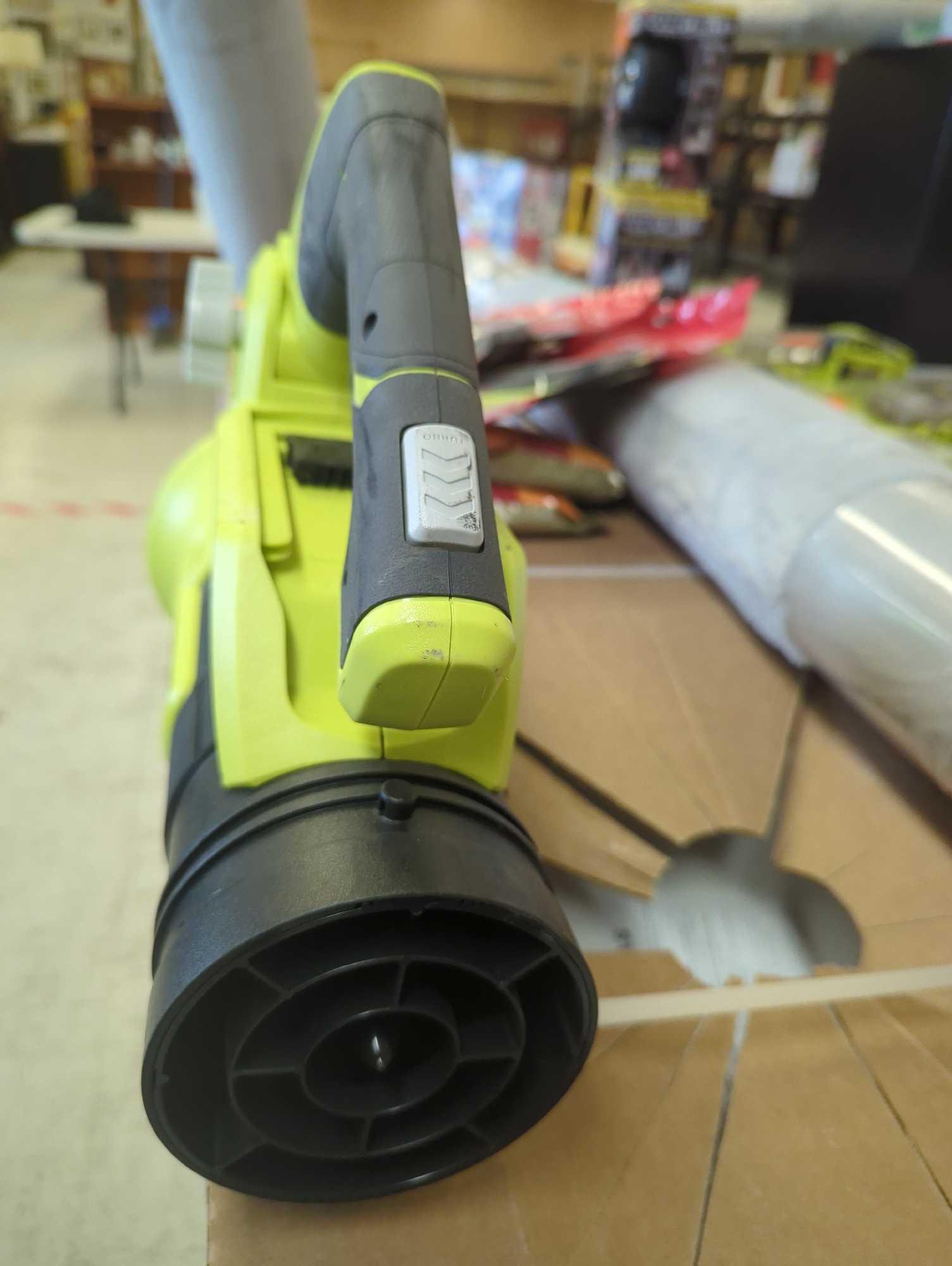 RYOBI (Tool ONLY - No Attachments) 40V 120 MPH 450 CFM Cordless Battery Variable-Speed Jet-Fan