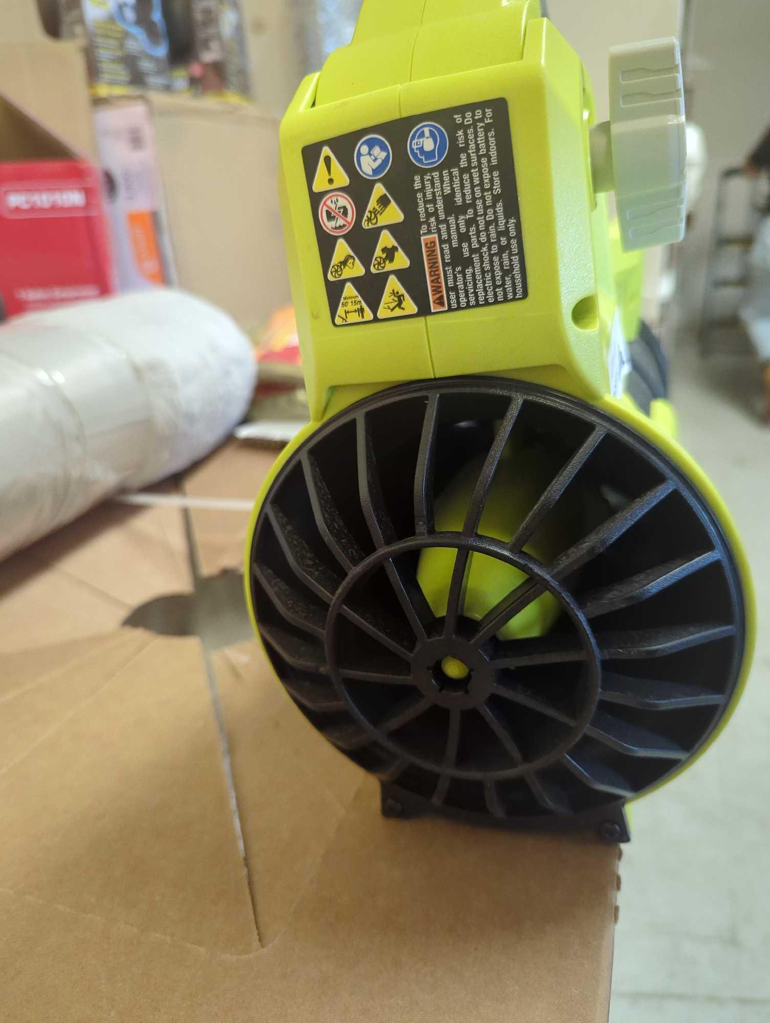 RYOBI (Tool ONLY - No Attachments) 40V 120 MPH 450 CFM Cordless Battery Variable-Speed Jet-Fan