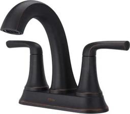 Pfister Ladera 4 in. Centerset Double Handle Bathroom Faucet in Tuscan Bronze, Model LF-048-LRYY,