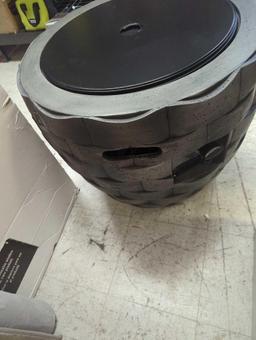 Hampton Bay 27 in. W x 24 in. H Round Concrete Finish Fire Table, Model FP20536, Retail Price $326,