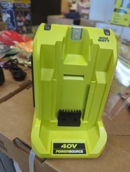 RYOBI (Tool ONLY) 40V 300-Watt Power Source (Tool Only), Model RYi300BGVNM, Retail Price $99,