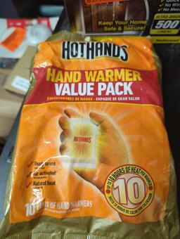 Lot of 2 HotHands Hand Warmer 10-Pair Value Pack, Retail Price $8/Each, Appears to be New in Factory