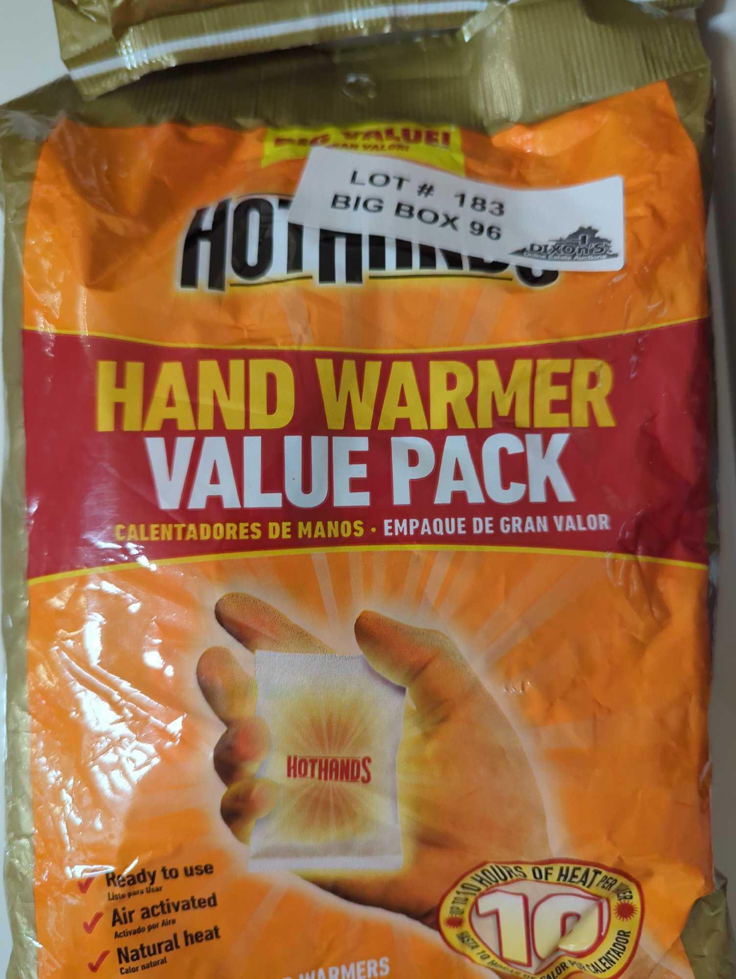 Lot of 2 HotHands Hand Warmer 10-Pair Value Pack, Retail Price $8/Each, Appears to be New in Factory