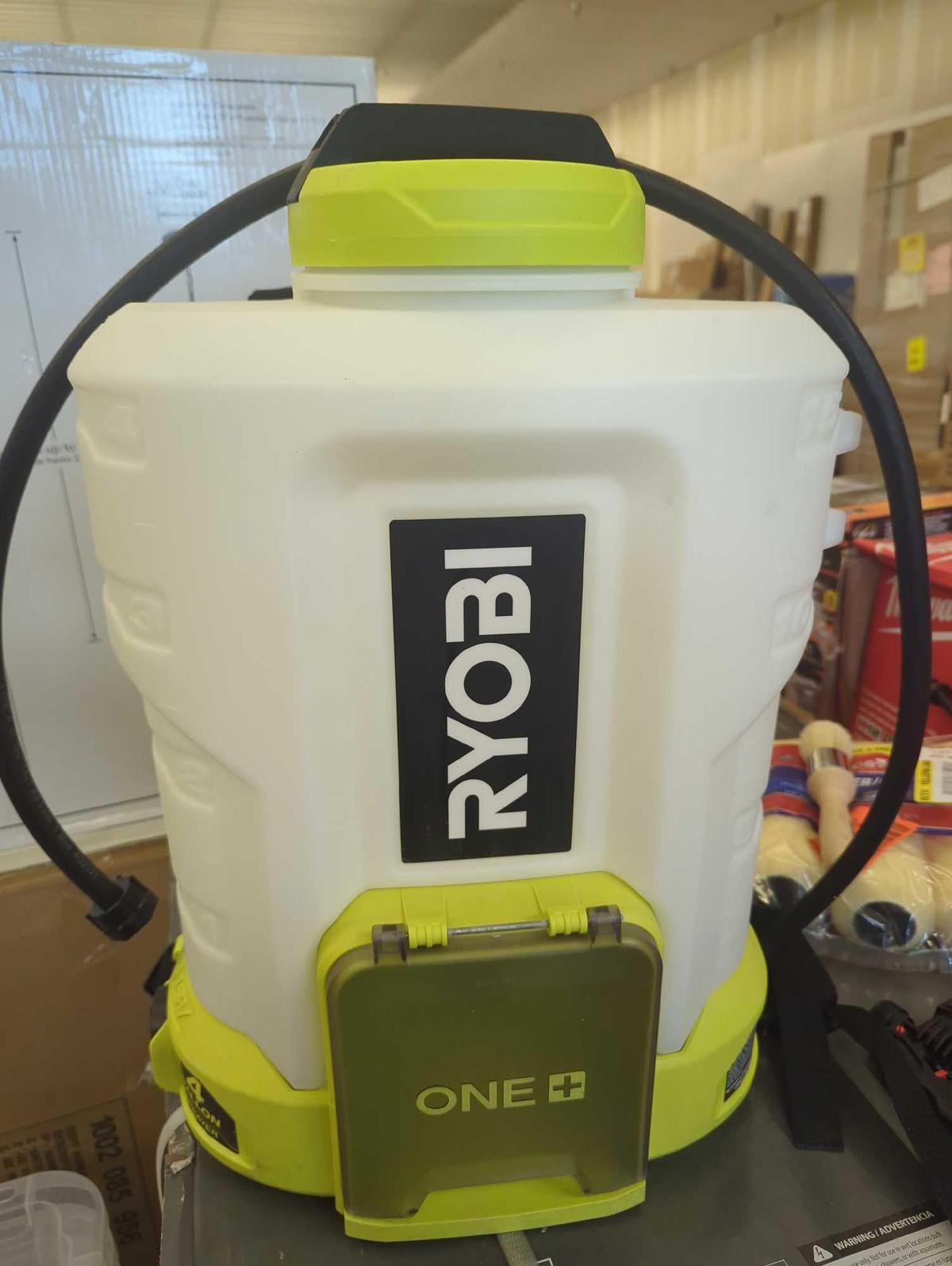 RYOBI (Tool ONLY) ONE+ 18V Cordless Battery 4 Gal. Backpack Chemical Sprayer (Tool ONLY) Model