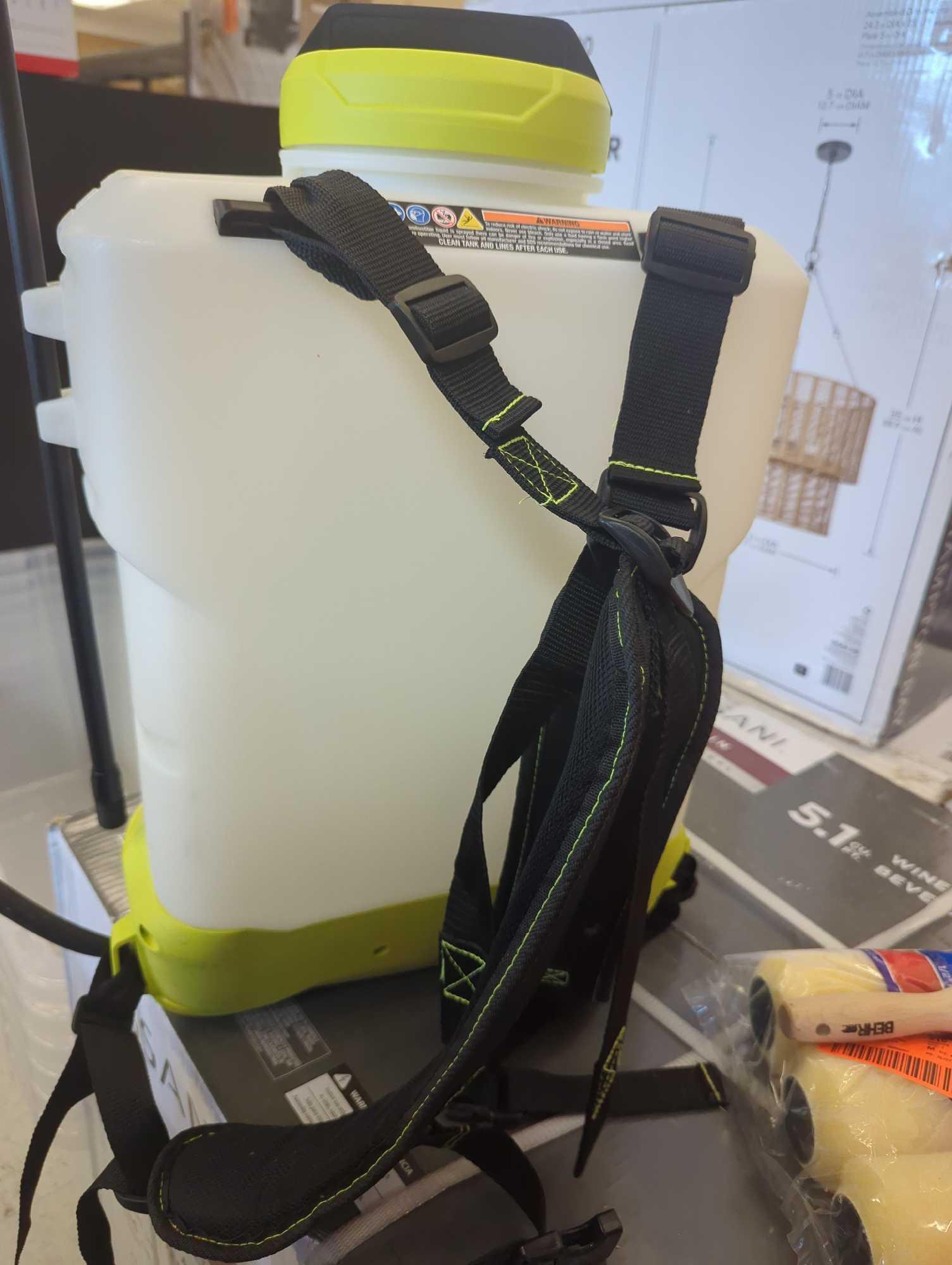 RYOBI (Tool ONLY) ONE+ 18V Cordless Battery 4 Gal. Backpack Chemical Sprayer (Tool ONLY) Model