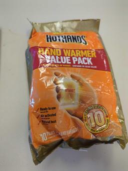 Lot of 2 HotHands Hand Warmer 10-Pair Value Pack, Retail Price $8/Each, Appears to be New in Factory