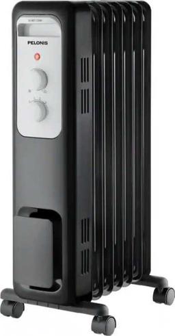 Pelonis 1,500-Watt Oil-Filled Radiant Electric Space Heater with Thermostat, Model HO-0279, Retail