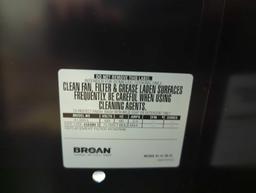 Broan-NuTone (Dented) 41000 Series 30 in. Ductless Under Cabinet Range Hood with Light in Black,