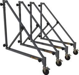 MetalTech 46 in. Outrigger Set for Indoor Scaffold, 1000 lbs. Load Capacity (Set of 4) (Caster