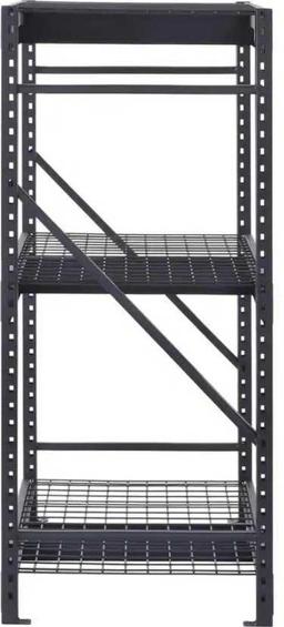 Husky 3-Tier Industrial Duty Steel Freestanding Garage Storage Shelving Unit in Black (65 in. W x 54