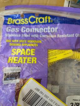 Lot of 2 BrassCraft 1/2 in. MIP x 1/2 in. MIP x 48 in. Gas Connector (3/8 in. O.D.) with