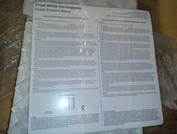 Lot of 50 Sheets of Daltile Xpress Mosaix Peel 'N Stick Frost White 12 in. x 12 in. Marble
