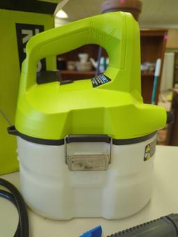 RYOBI ONE+ 18V Cordless Battery 1 Gal. Chemical Sprayer (Tool Only). Comes as is shown in photos.