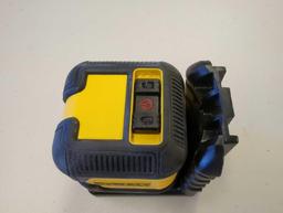 DEWALT 40 ft. Red Self-Leveling Cross Line Laser Level & Case. Comes as is showing photos. Appears