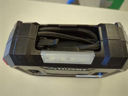 Husky 12-Volt Inflator. Comes as is shown in photos. Appears to be used. SKU # 1009549875 Retails as