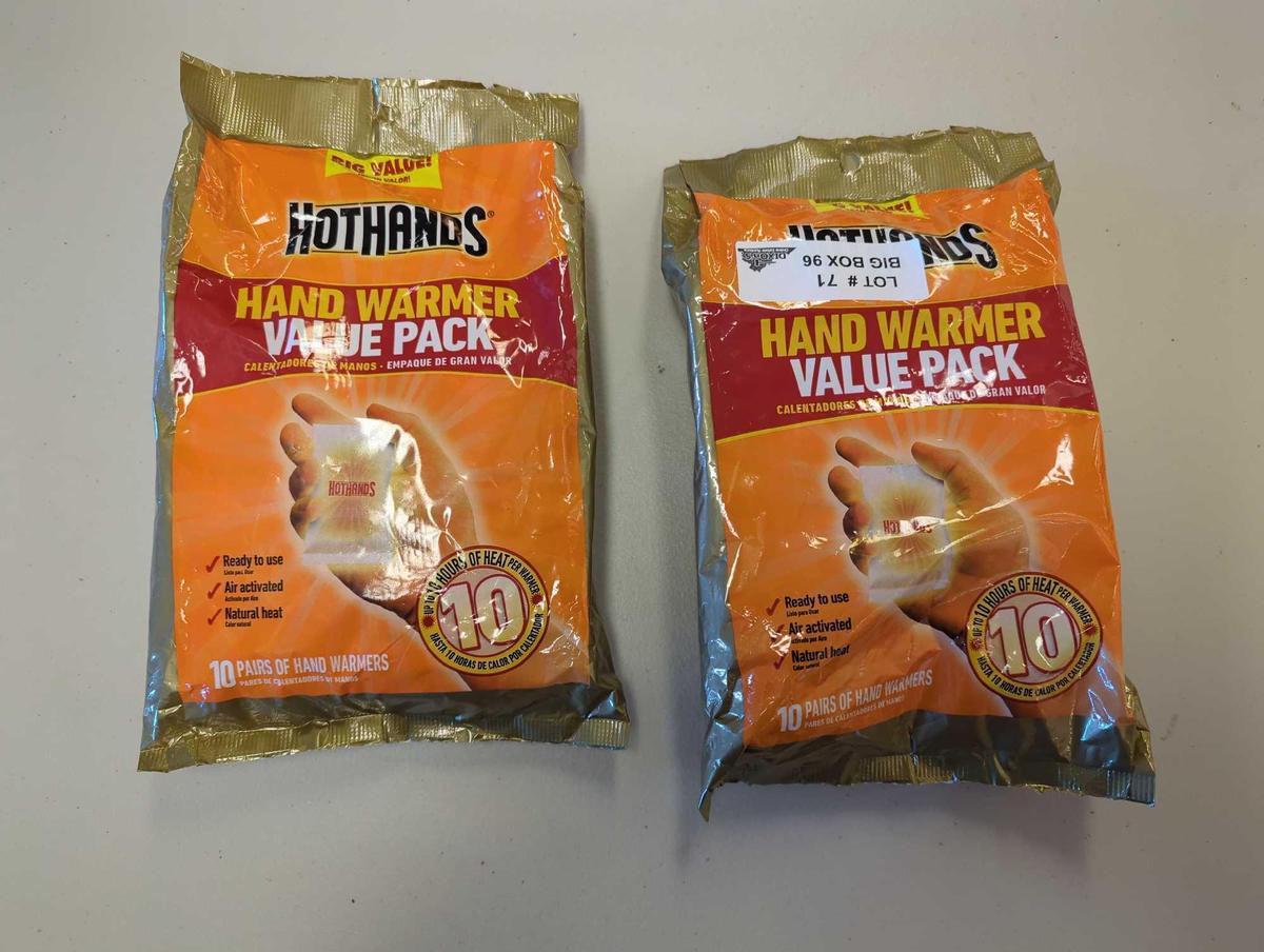 HotHands Hand Warmer 10-Pair Value Pack. Comes as is shown in photos. Appears to be new. SKU #