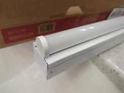 Metalux 2 ft. 16-Watt Equivalent, Integrated LED, White Finish, Strip Light Fixture, 4000K, 1150