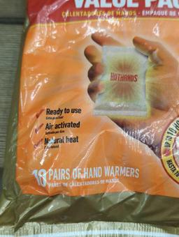 Lot of 2 Packs Of Hot Hands To Include Hand Warmers 10 Pair Pack, And Toe Warmers 6 Pairs, Appears