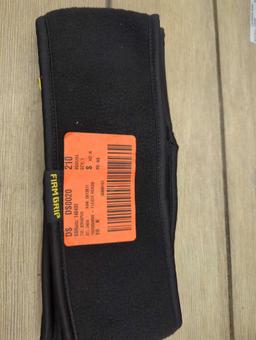 Lot of 4 Firm Grip Men's Black Fleece Headband, Appears to be New in Factory Style Retail Price