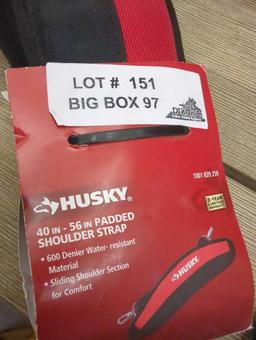 Husky 3.5 in. Detachable Padded Tool Bag Shoulder Strap, Appears to be New in Factory Sealed Package