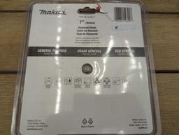 Makita 7 in. Continuous Rim Diamond Blade for General Purpose, Appears to be New in Factory Sealed