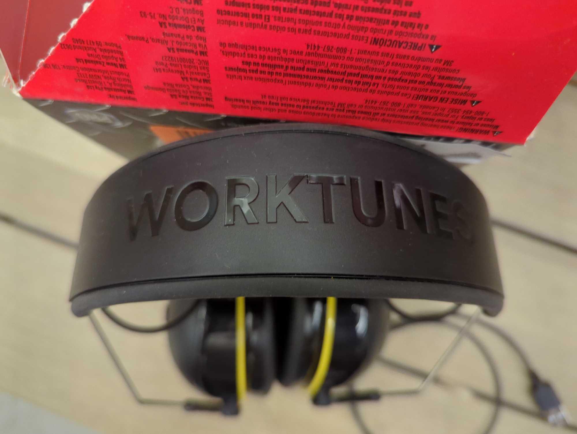 3M WorkTunes Connect Hearing Protector with Bluetooth Technology, Appears to be Used in Open Box