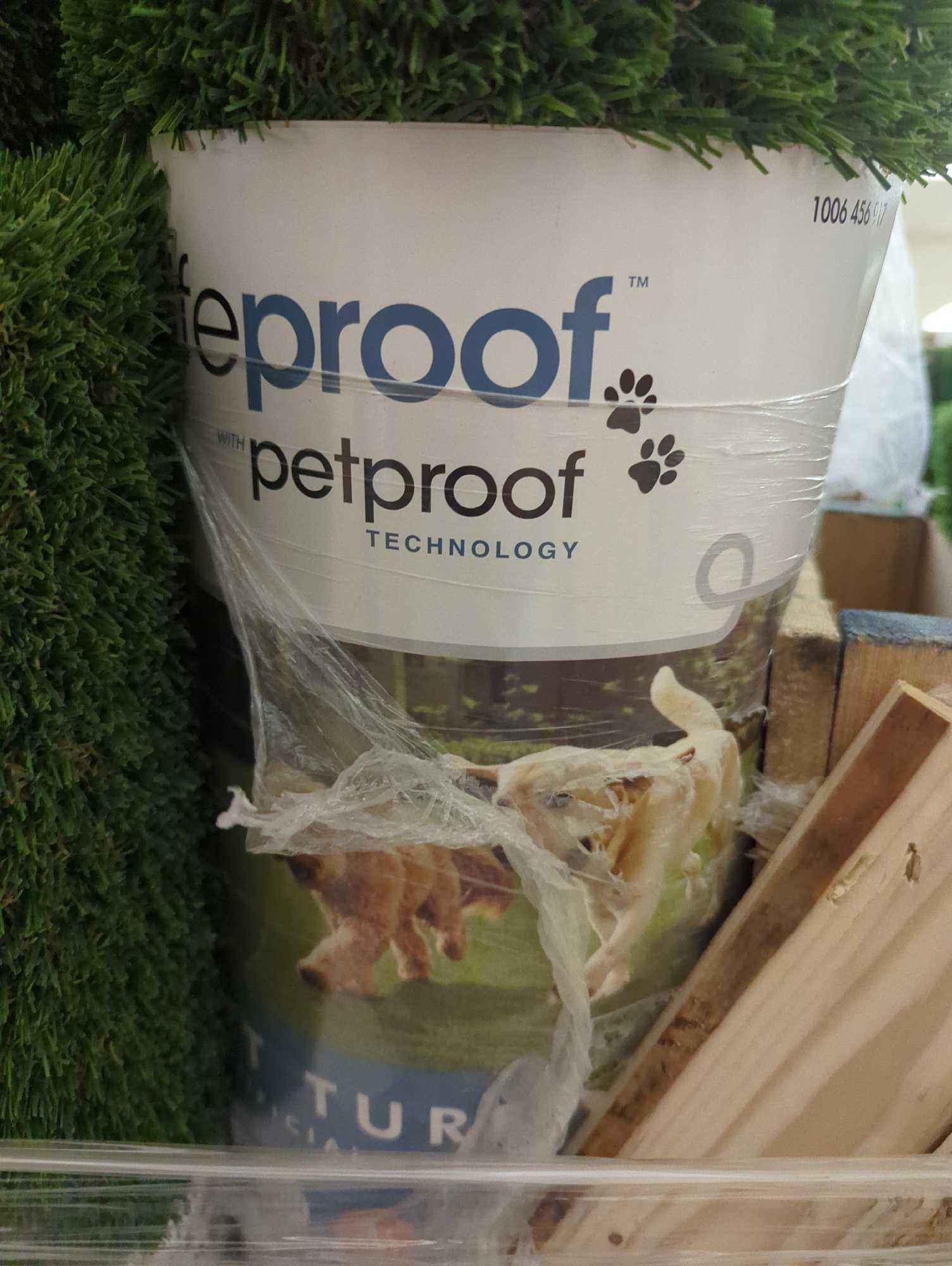 Lifeproof with Petproof Technology Premium Pet Turf 6 ft. x 7.5 ft. Green Artificial Grass Rug,