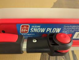 64 in. Extendable Snow Plow, Appears to be New Retail Price Value $25, What you see in photos is