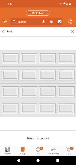 Clopay Classic Steel Short Panel 8 ft x 7 ft Insulated 6.5 R-Value White Garage Door without
