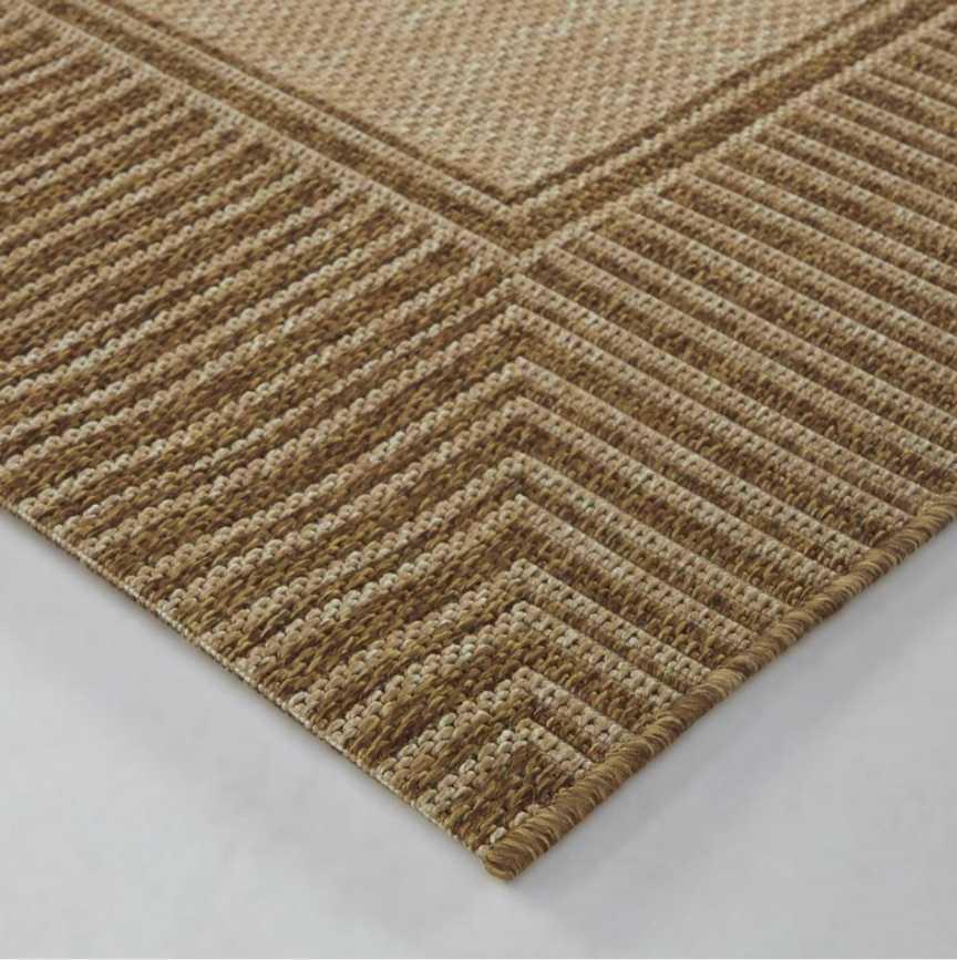 BALTA Frans Tan 5 ft. x 7 ft. Solid Indoor/Outdoor Area Rug, Model 3116364, Retail Price $115,