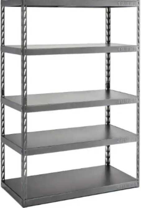 Gladiator 5-Tier Steel Garage Storage Shelving Unit with EZ Connect (48 in. W x 72 in. H x 24 in.