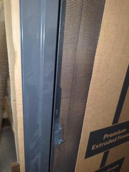 Screen Tight 30 in. x 78 in. Adjustable Fit Bronze Steel Sliding Patio Screen Door, Retail Price