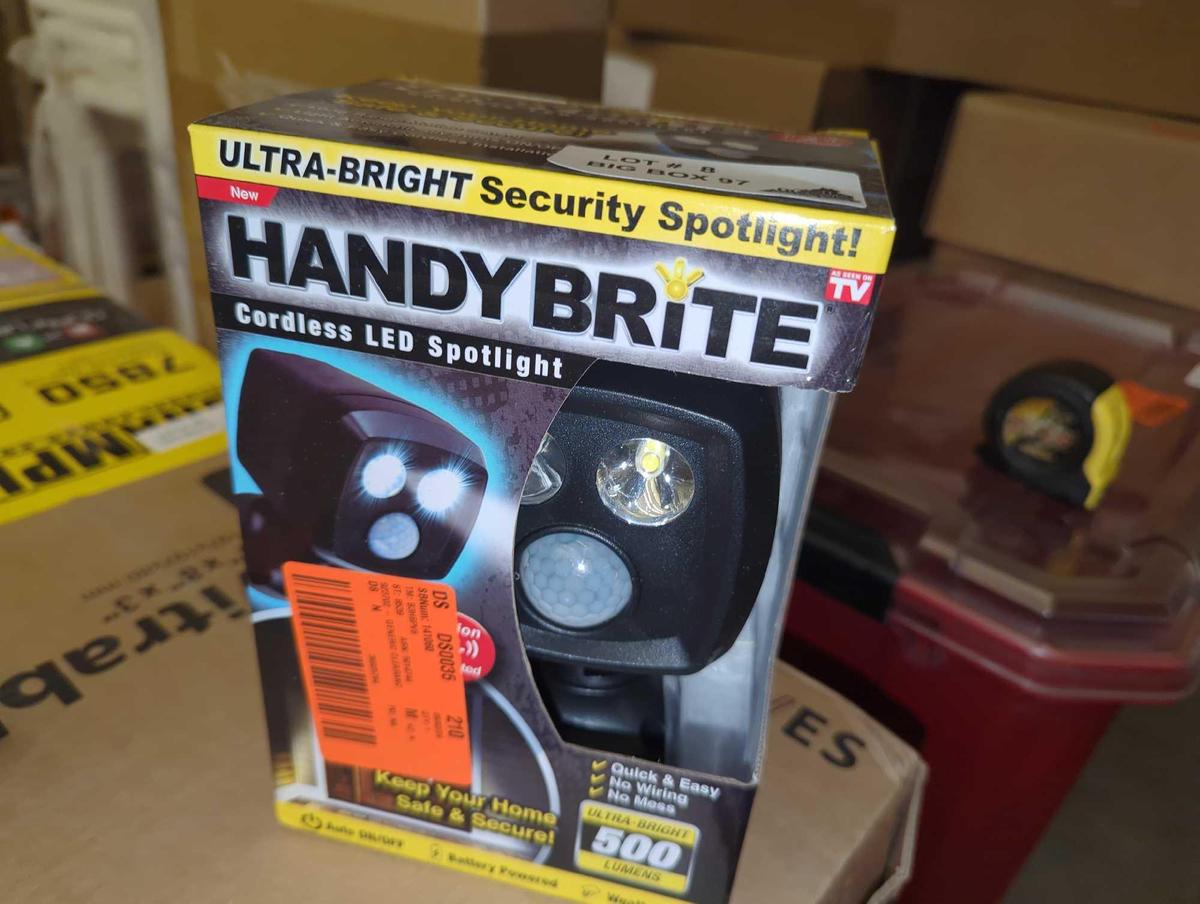 HANDY BRITE 500 Lumens Multi-Location Cordless Motion-Activated Sensor LED Spotlight, Model