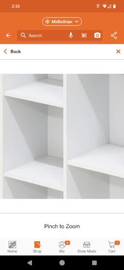 Furinno White 11-Cube Reversible Open Shelf Bookcase, Model 11107WH, Approximate Dimensions - 42" H